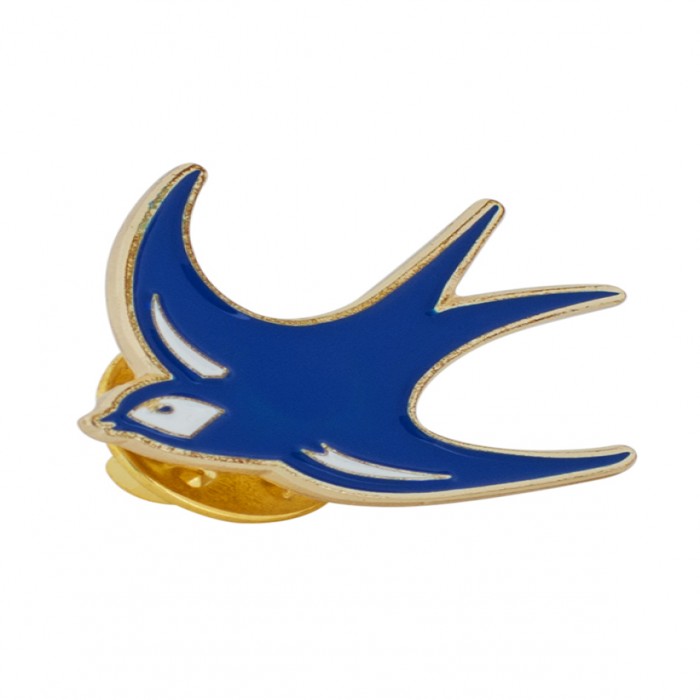 BLUEBIRD PIN BADGE