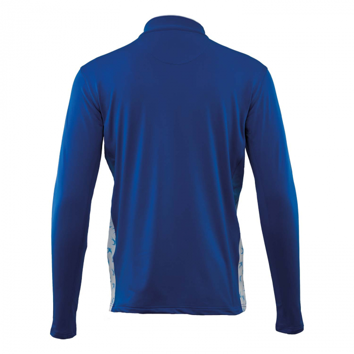 JNR HYBRID QTR ZIP ROYAL