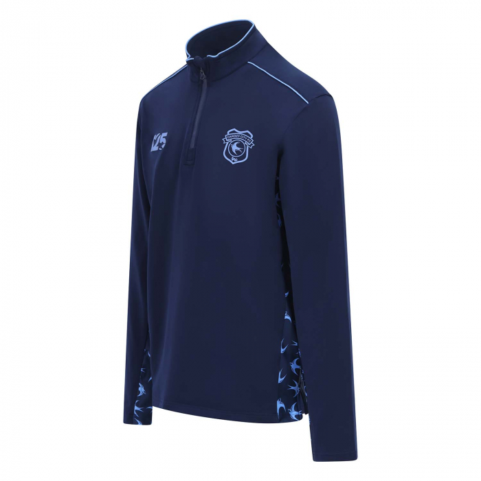 HYBRID QTR ZIP NAVY