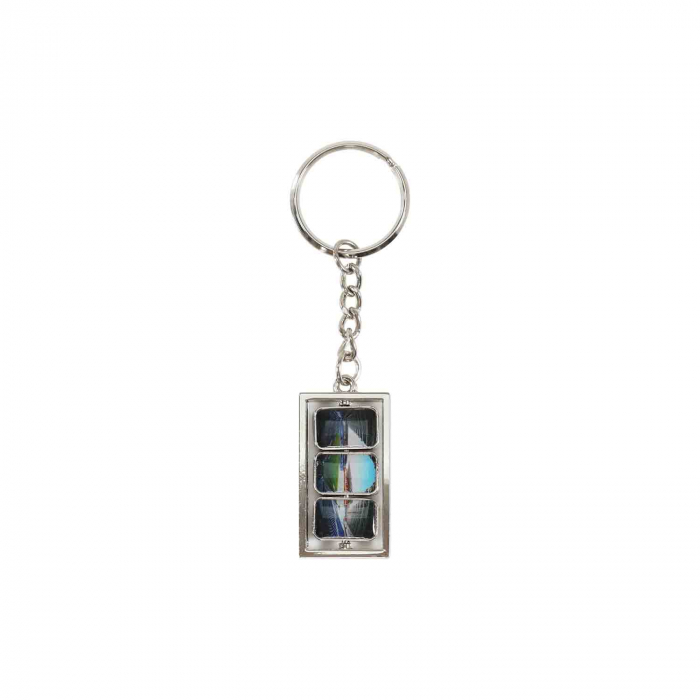 TRIPLE SPINNER KEYRING