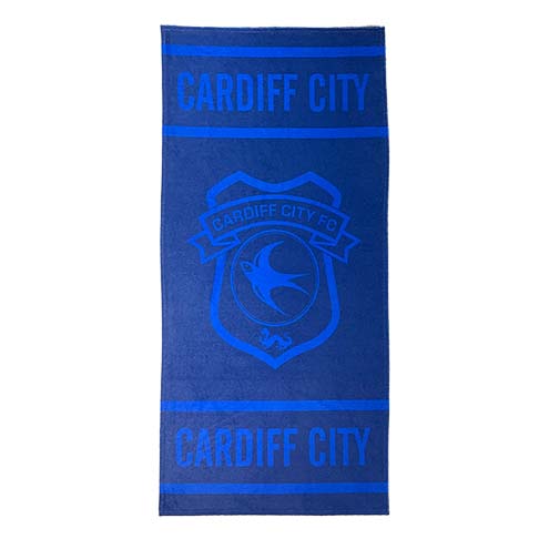 NAVY CARDIFF BEACH TOWEL