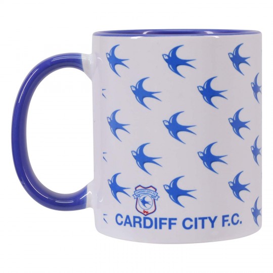 Blue Bird Pattern Mug