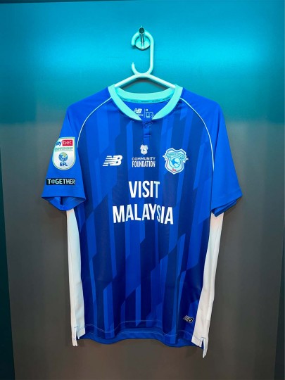 ADAMS MATCH WORN & SIGNED HOME SHIRT