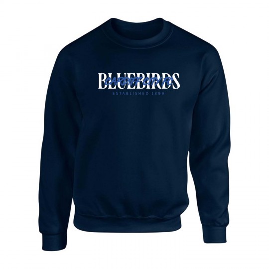 Bluebirds Script Sweatshirt Navy