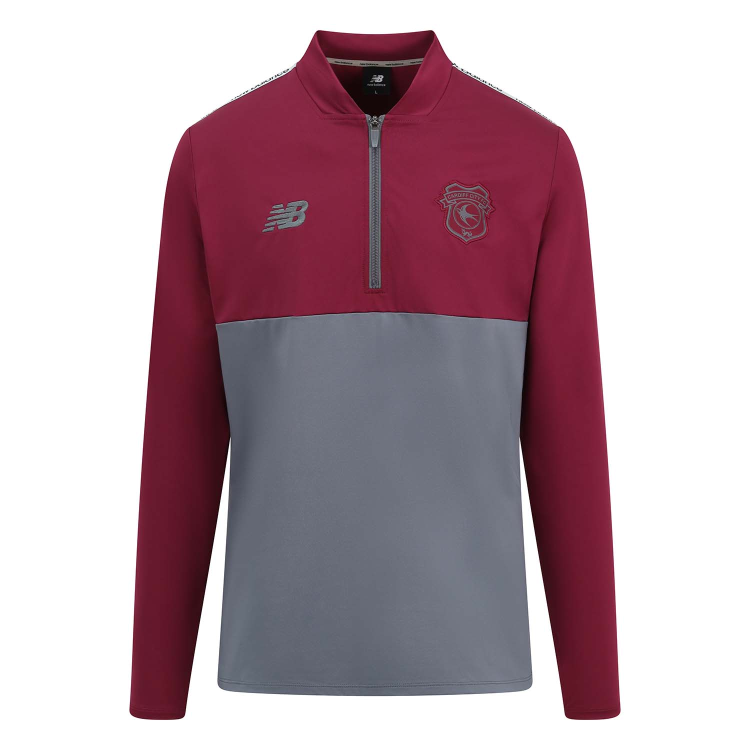 24 NB RASPBERRY QUARTER ZIP SWEATSHIRT