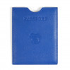 BLUE LEATHER PASSPORT SLEEVE