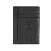 BLACK LEATHER CARD HOLDER