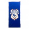 NAVY CREST FLEECE BLANKET