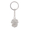 SILVER CREST KEYRING