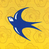 BLUEBIRD ON CRESTS CANVAS