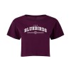 Womens Mulberry Crop Tee