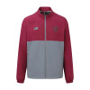 24 NB RASPBERRY FULL ZIP KNITTED JACKET