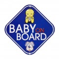 METAL BABY ON BOARD 