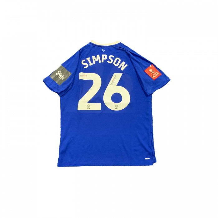 MATCH WORN JACK SIMPSON SHIRT