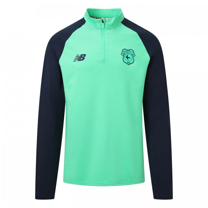 23 NB GREEN QUARTER ZIP SWEATSHIRT