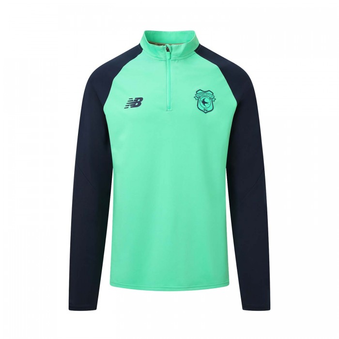 23 NB YOUTH GREEN QUARTER ZIP SWEAT