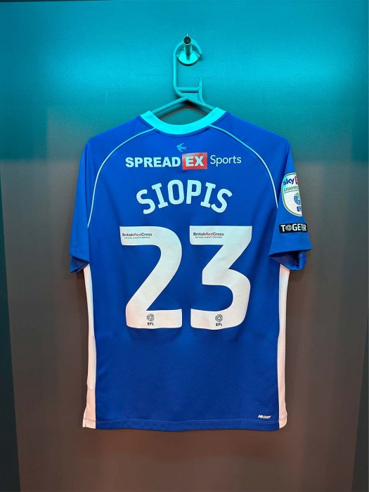 SIOPIS MATCH WORN & SIGNED HOME SHIRT