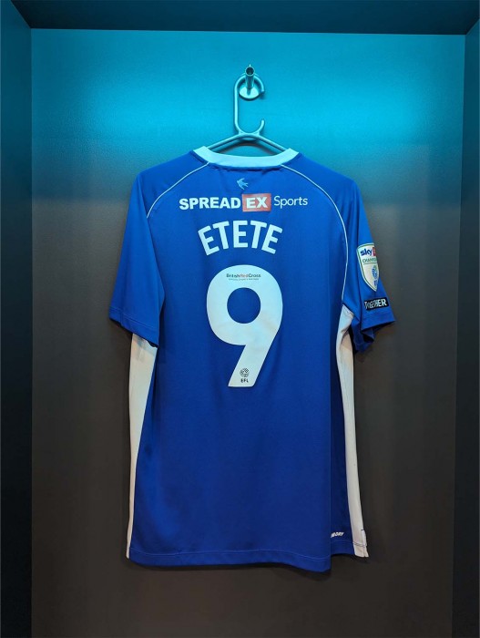 ETETE MATCH WORN & SIGNED HOME SHIRT