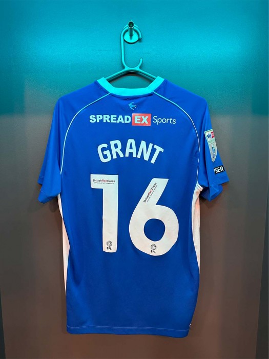 GRANT MATCH WORN & SIGNED HOME SHIRT
