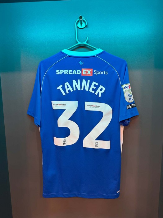 TANNER MATCH WORN & SIGNED HOME SHIRT