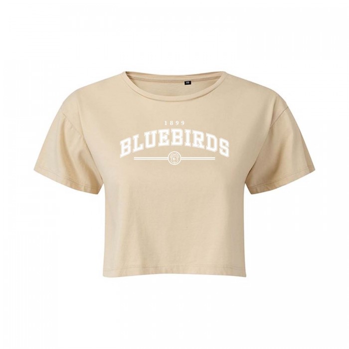 Womens Beige Crop Tee 