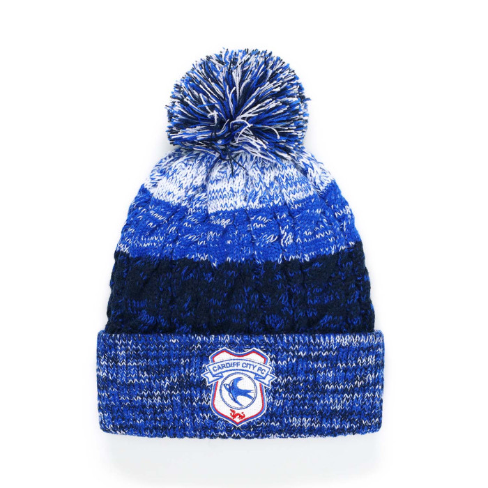 CHUNKY MIX BEANIE BLUE
