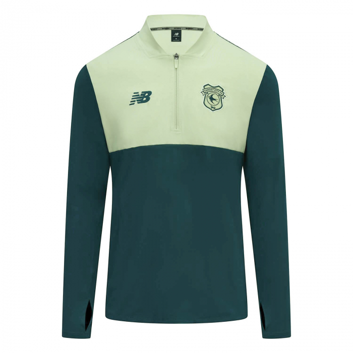 25 NB YOUTH MINT TRAVEL QUARTER ZIP SWEATSHIRT